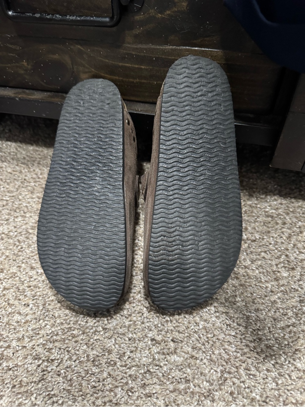 Haute Hippie Brown Suede Studded Slip-On Mules - Picture 3 of 4